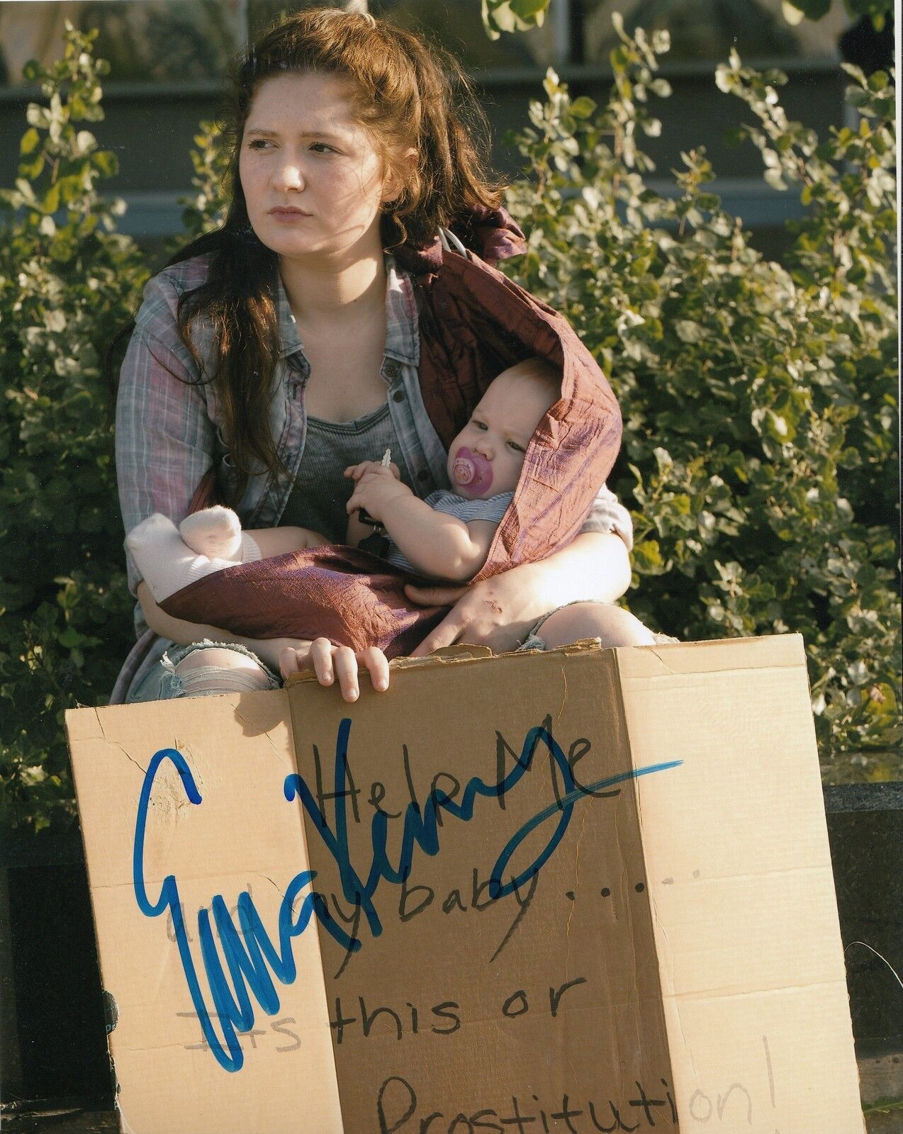 EMMA KENNEY signed *SHAMELESS* 8X10 Photo Poster painting DEBBIE DEBS GALAGHER (PROOF) W/COA #5