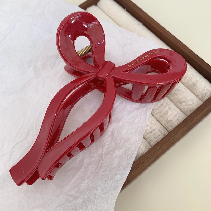 Women’s Minimalist Classic Style Solid Color PS Hair Claws