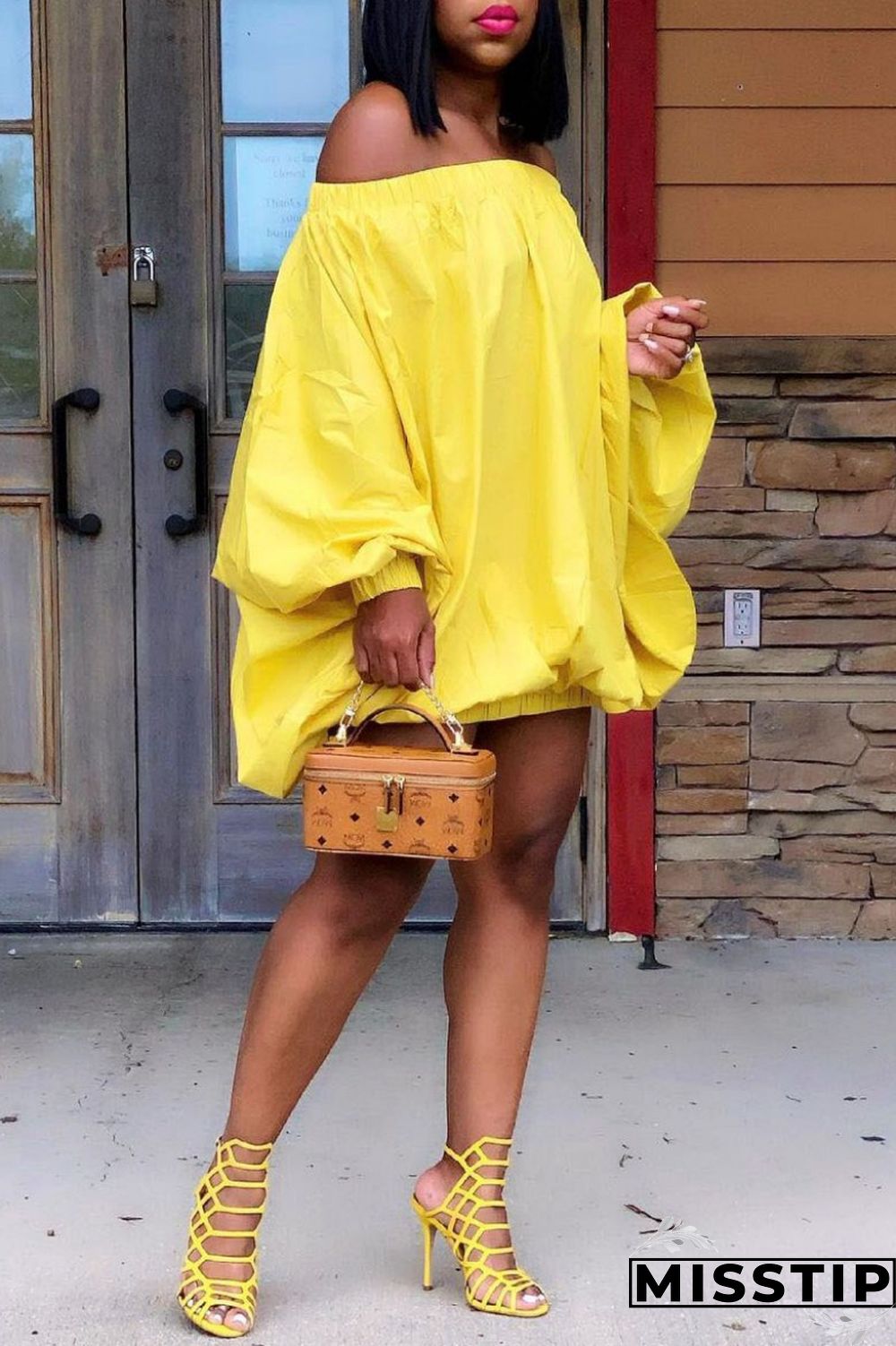 Pink Sexy Casual Solid Backless Off the Shoulder Long Sleeve Dresses