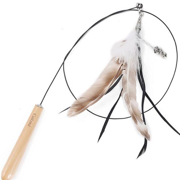 Feather funny cat stick