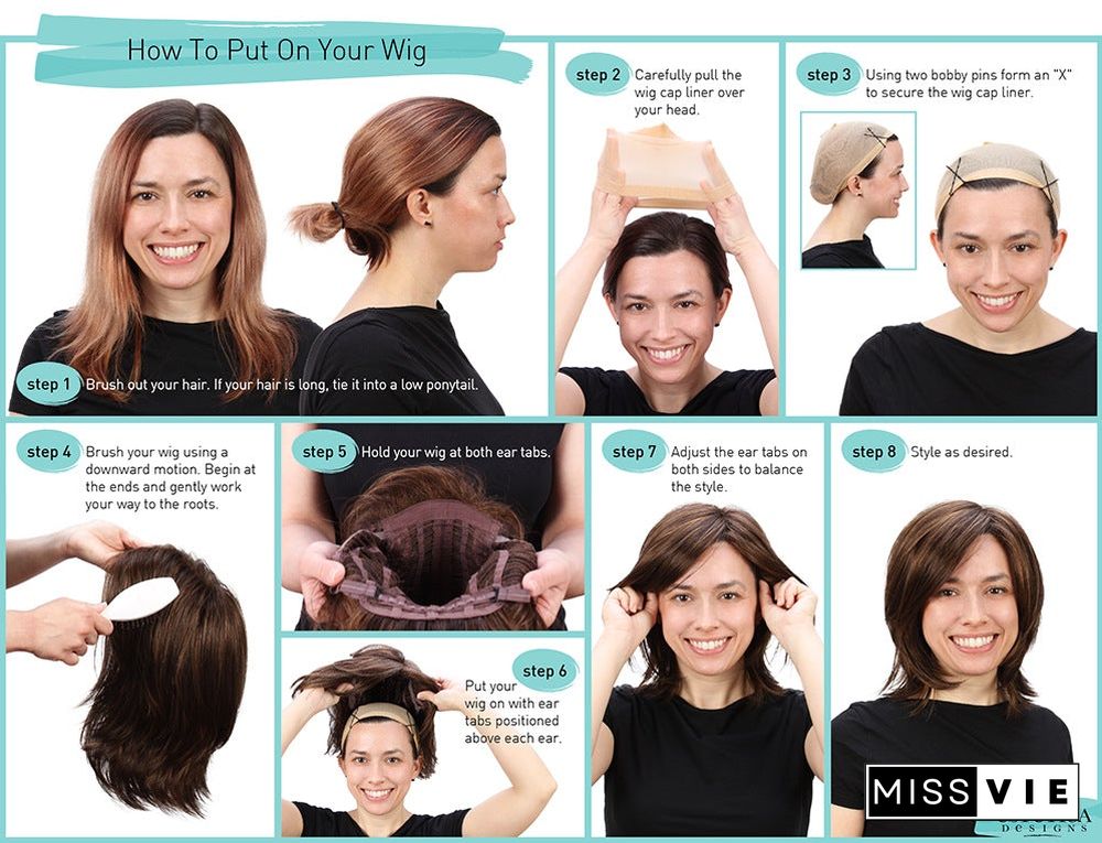 Black Medium Split Small Curly Wig Head Cover