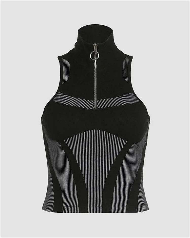 Ecktois Racer High Neck Top