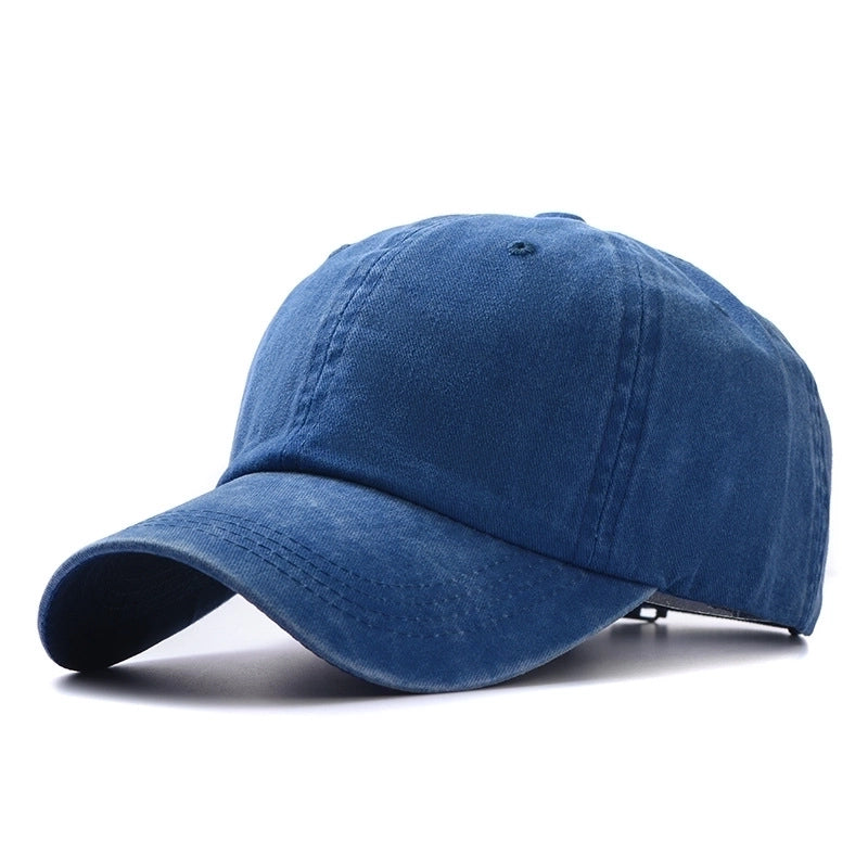 Fashion Washed Cotton Hats Solid Color Baseball Caps Outdoor Caps Sun Hats