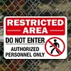 Restricted - Vintage Metal Signs(12*16Inch) - Warning