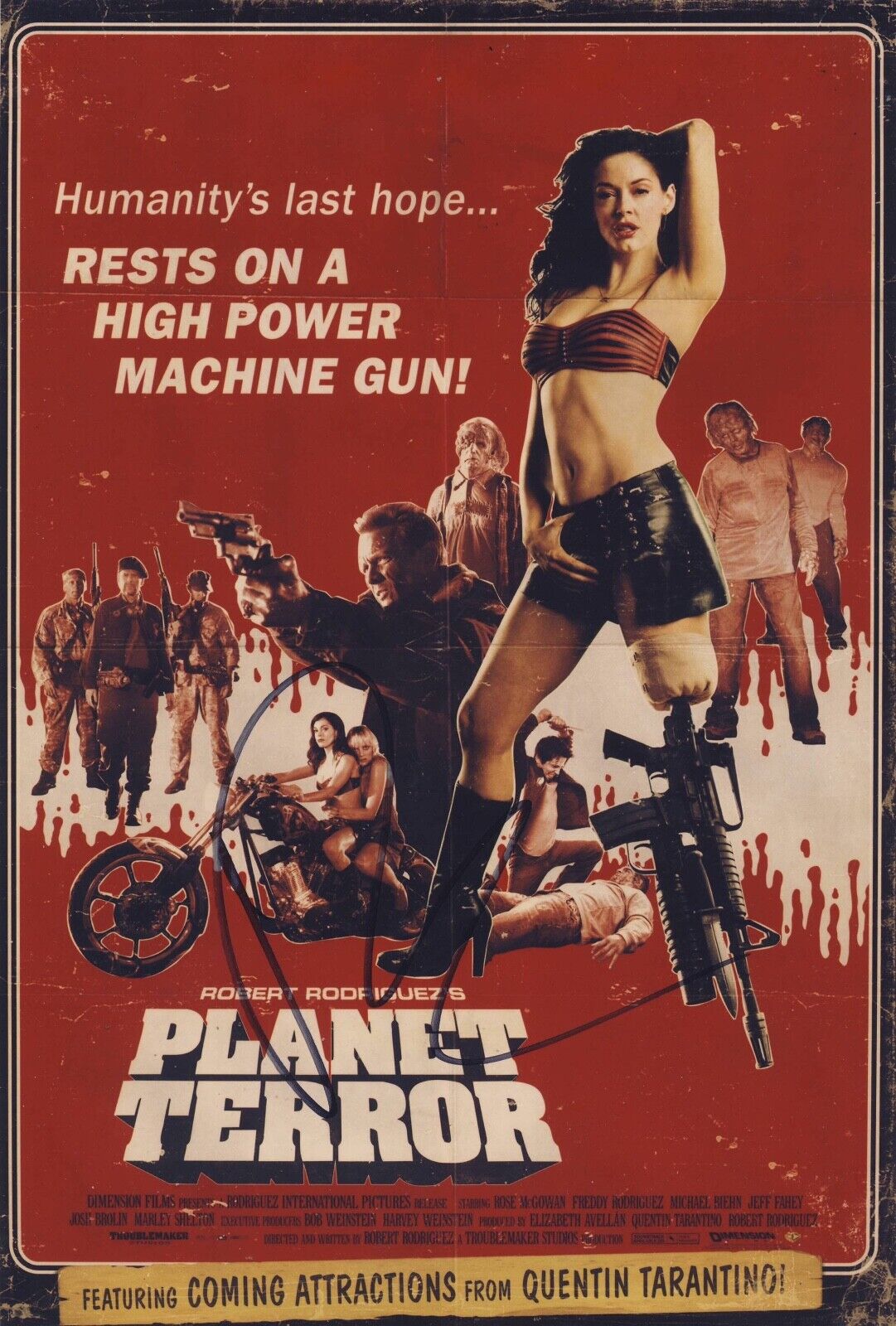 Robert Rodriguez Autograph PLANET TERROR Signed 12x8 Photo Poster painting AFTAL [A0978]