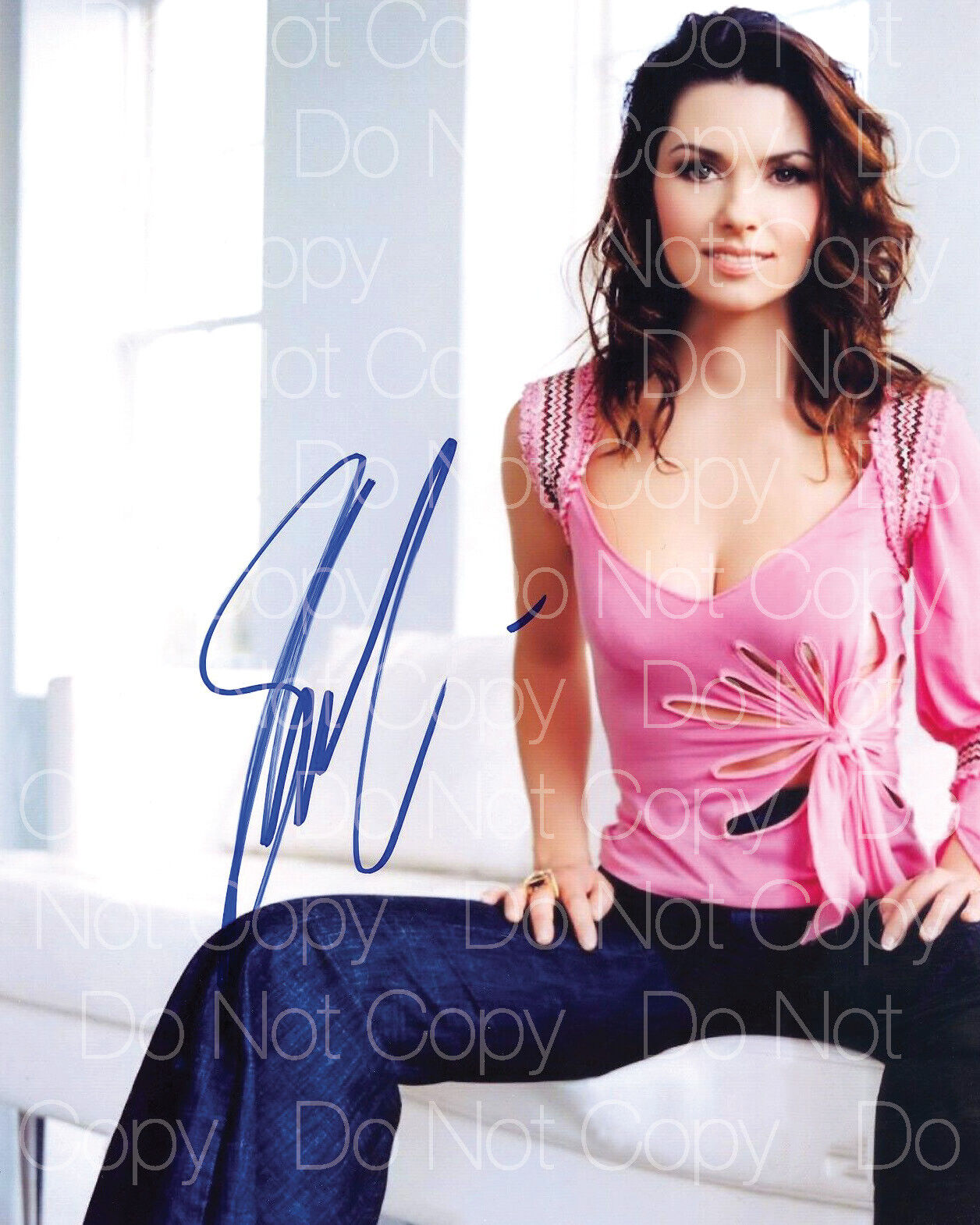 Shania Twain signed 8x10 inch Photo Poster painting picture poster autograph RP reprint