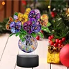Acrylic Double Sided Butterfly Vase Diamond Painting LED Night Light Kit