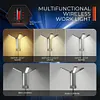 6000mAh LED Work Light Rechargeable Cordless Work Light for Camping (Black)