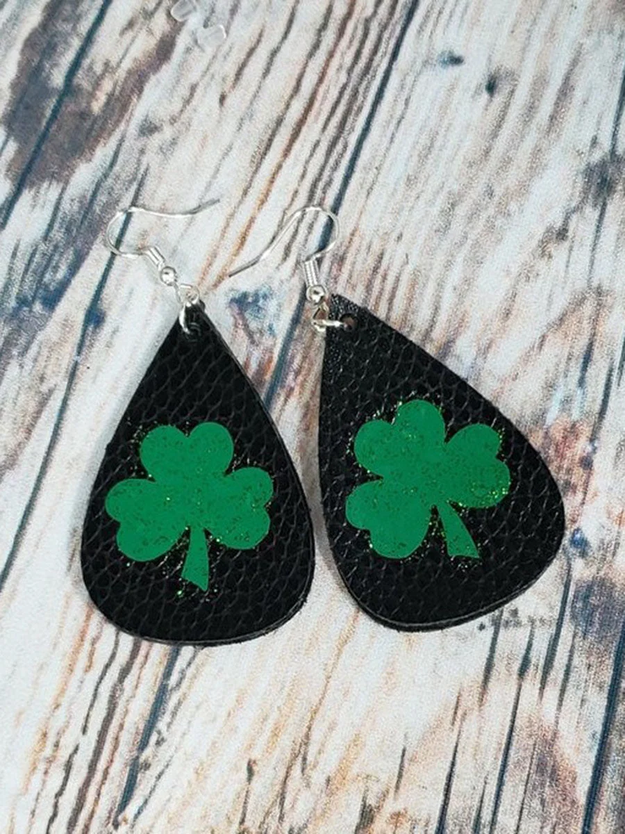 St. Patrick's Day Lucky Shamrock Earrings