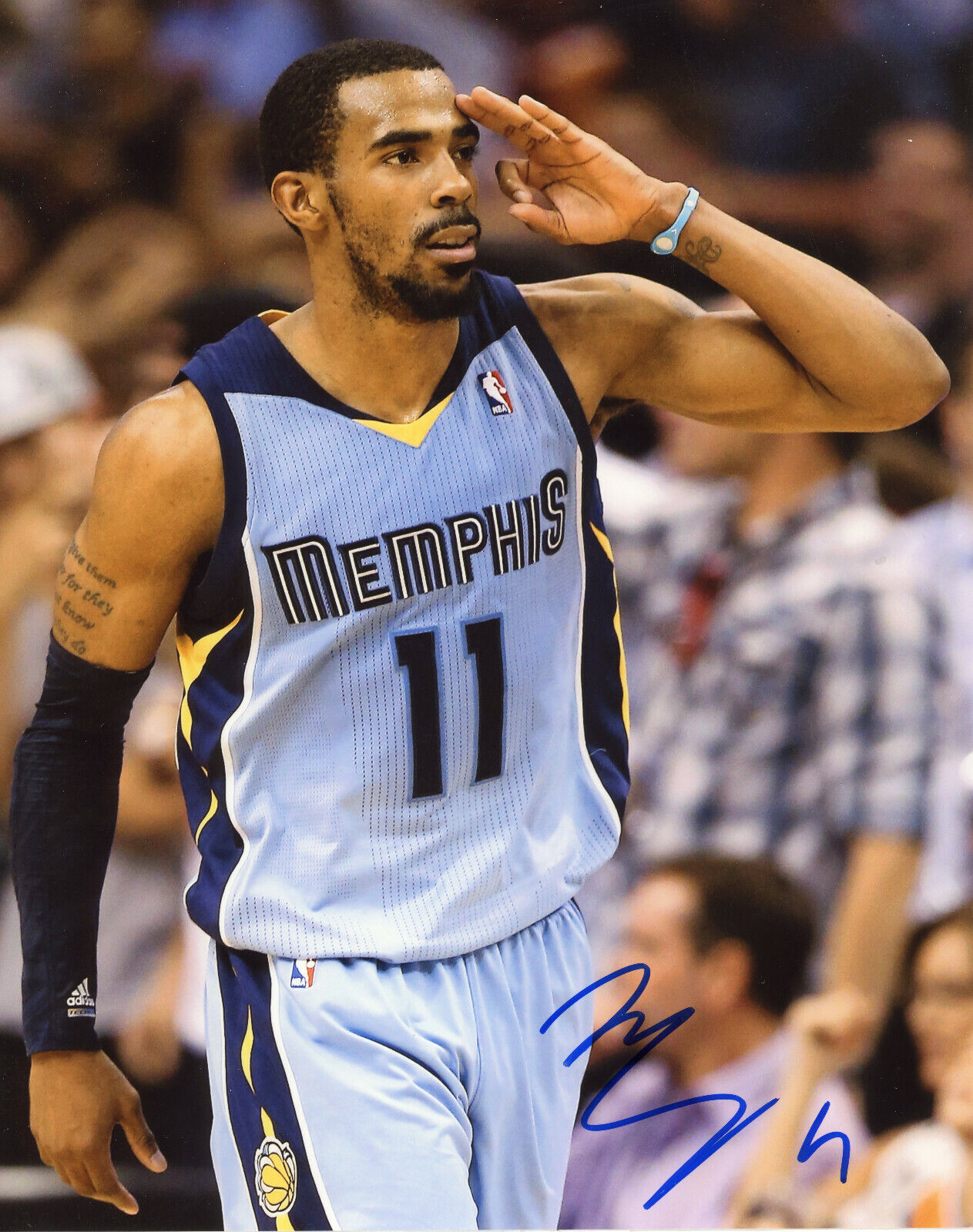 Mike Conley Autographed 8x10 Memphis Grizzlies#S1429