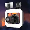 LED Phone Light for Filmmaking Live Steam YouTube Video Recording (A)