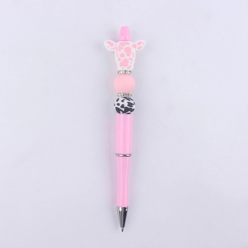 1 Piece Cow Pattern Class Learning Daily Plastic Cartoon Style Cute Gel Pen