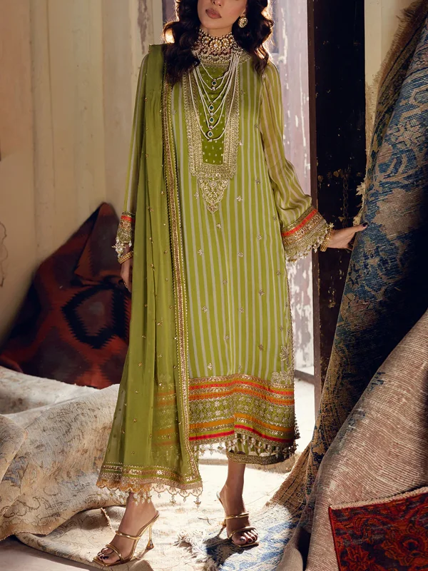 Loose Casual Striped Festival Women's Sets
