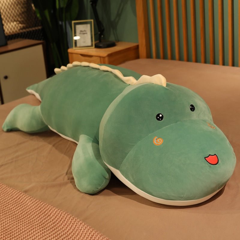 CuteeeShop Long Size Dinosaur Stuffed Animal Plush Pillow Toy For Girlfriend For Gift