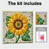 Framed Diamond Painting - Special Shaped - Sunflower(25x25cm)