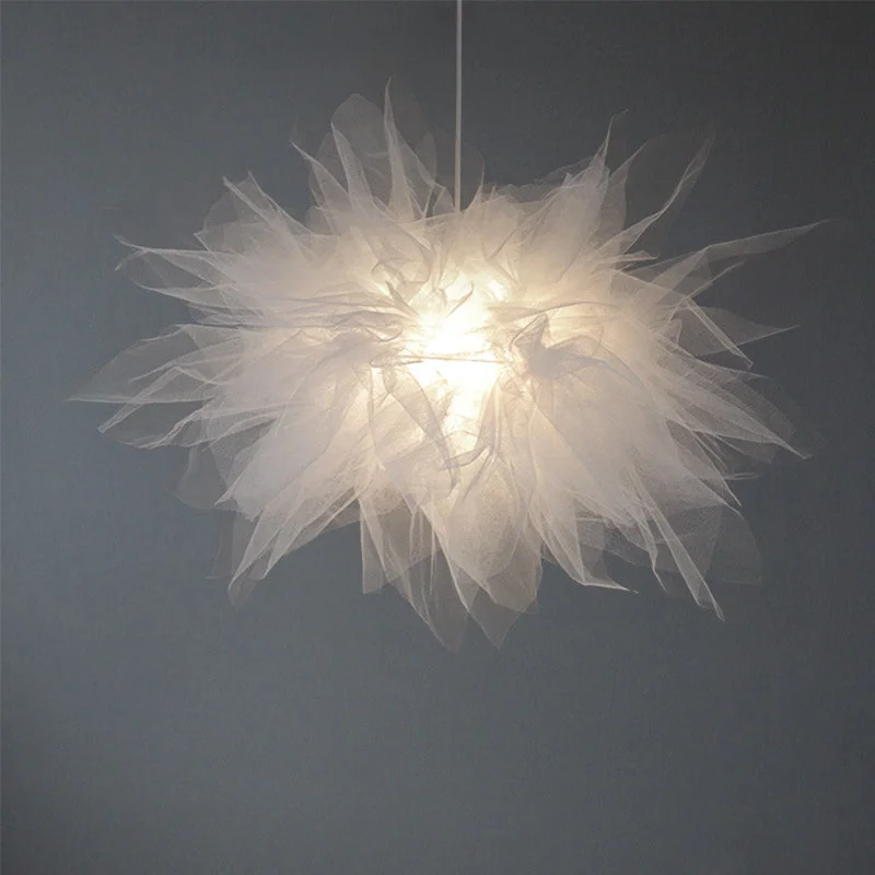 Nordic Romantic Tulle Chandelier Personality Pendant Light