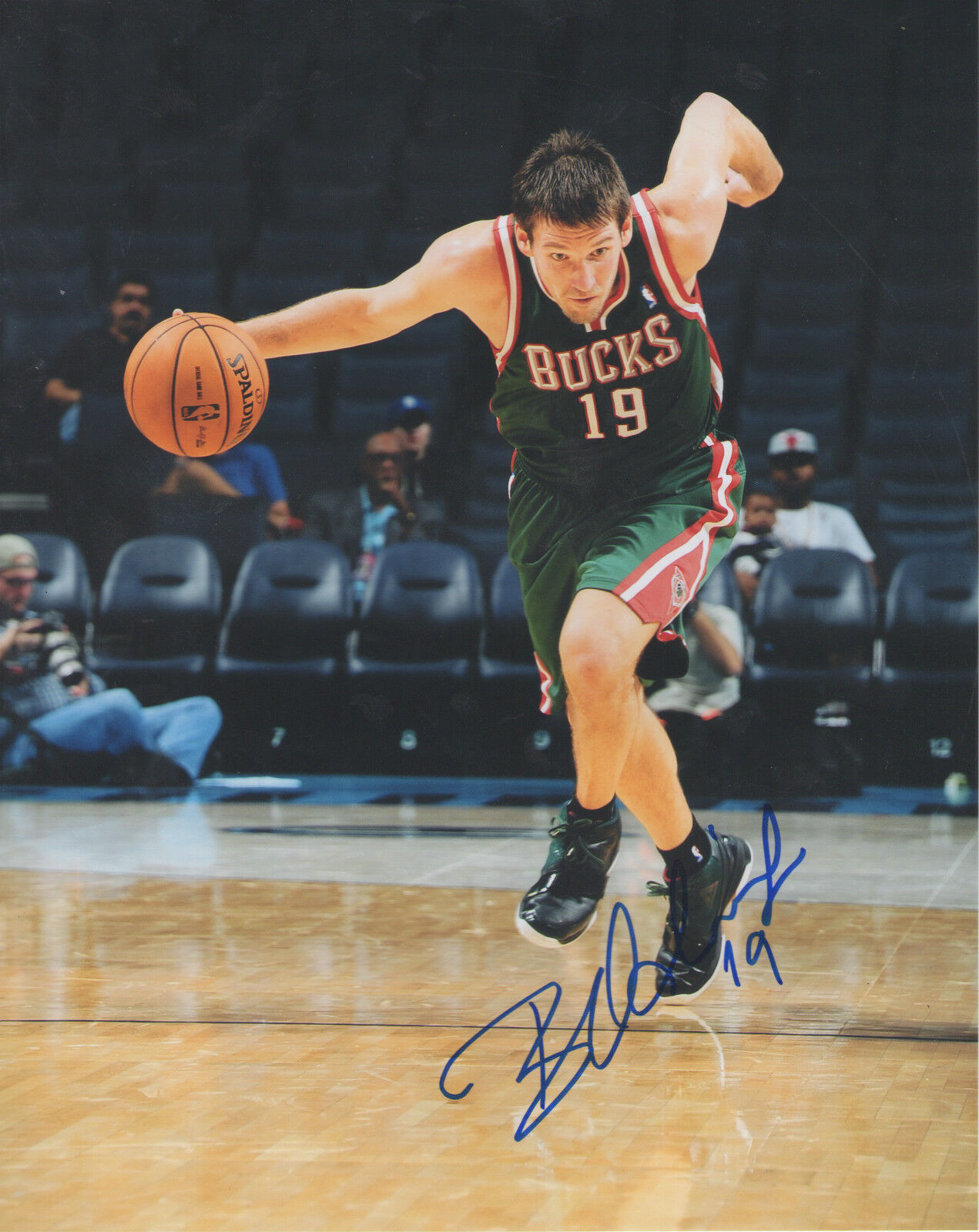 Beno Udrih *MILWAUKEE BUCKS* Signed Autographed 8x10 Photo Poster painting B2 COA GFA