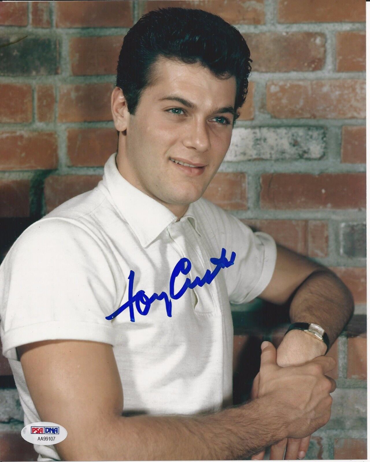 TONY CURTIS Signed 8 x10 Photo Poster painting with PSA/DNA COA