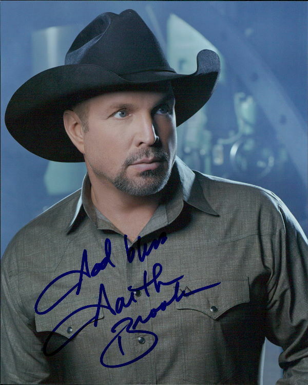 Garth Brooks signed 8x10 Photo Poster painting COA in-person