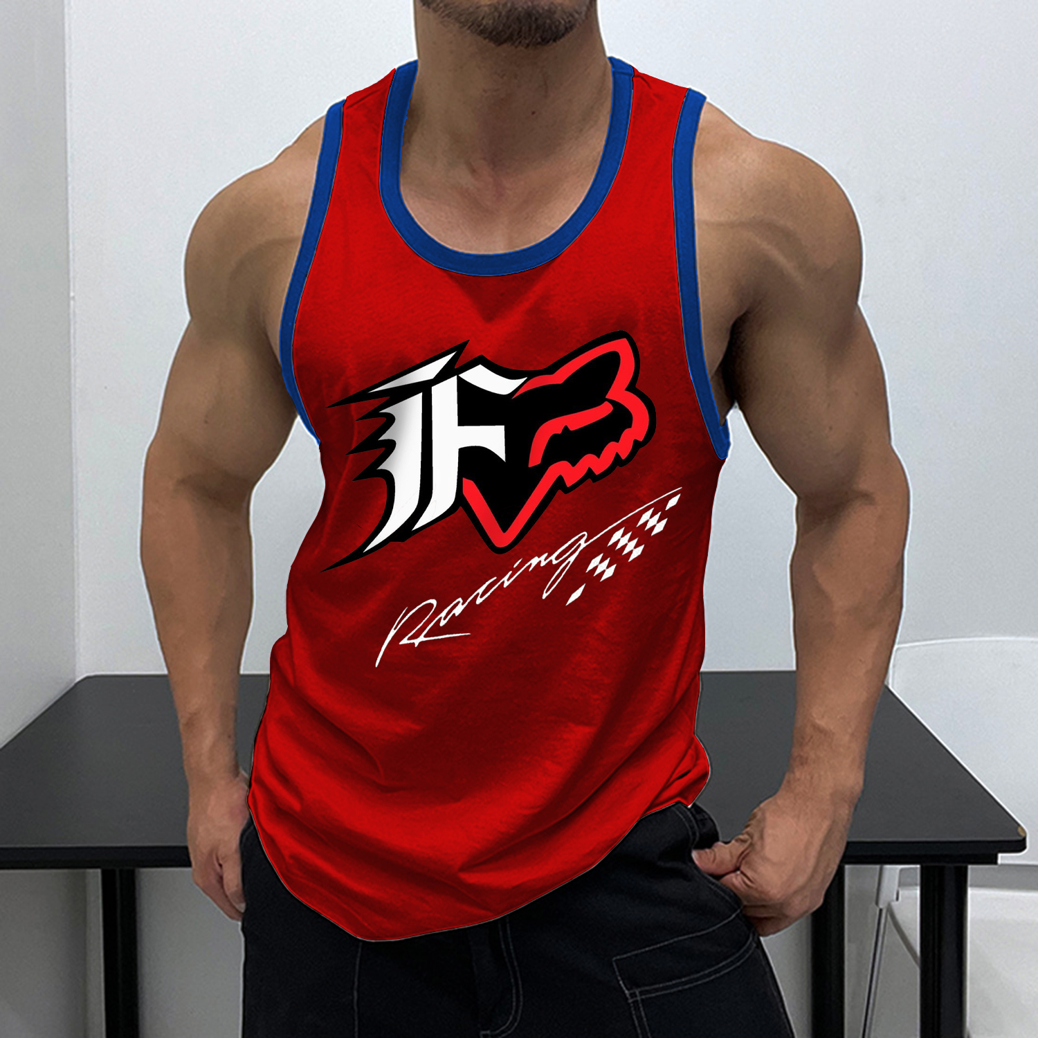 Men's Racing Contrast Vest / TECHWEAR CLUB / Techwear