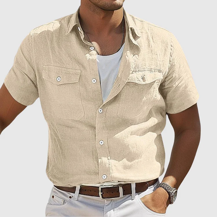 Lorenzo Vitali Sunset Linen Shirt QueenFunky