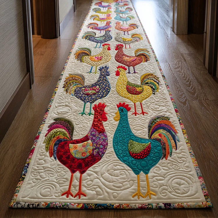 Rooster Romp Runner Carpet NCU0NT11935