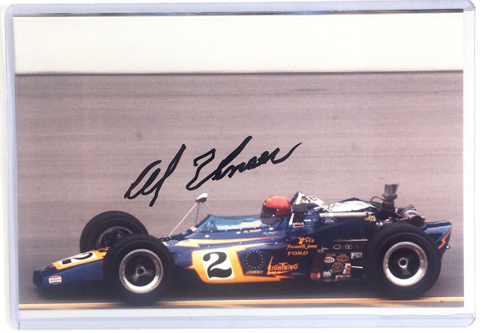 Al Unser Sr Signed 4x6 Photo Poster painting Indianapolis 500 4x Winner Indy IRL Autograph Auto