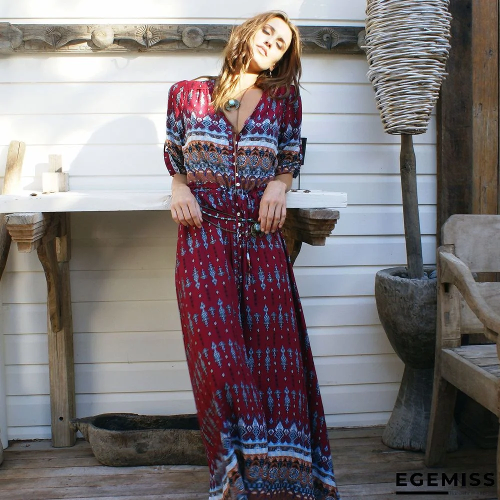Beach Dress New Bohemian Ladies Long Dress | EGEMISS