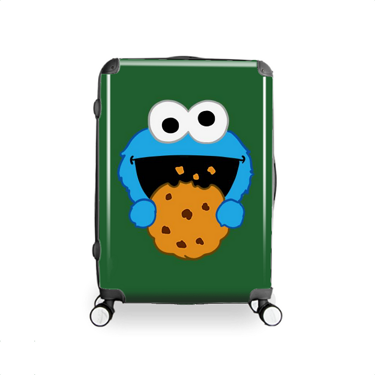Blue Cookie Monster, Sesame Street Hardside Luggage