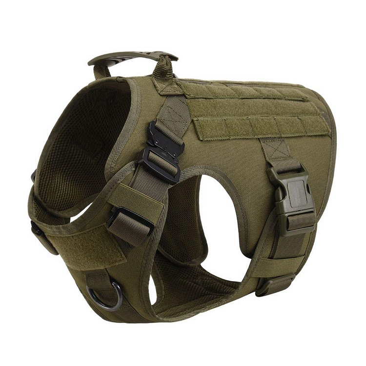 Military No-Pull Tactical Dog Harness Vest