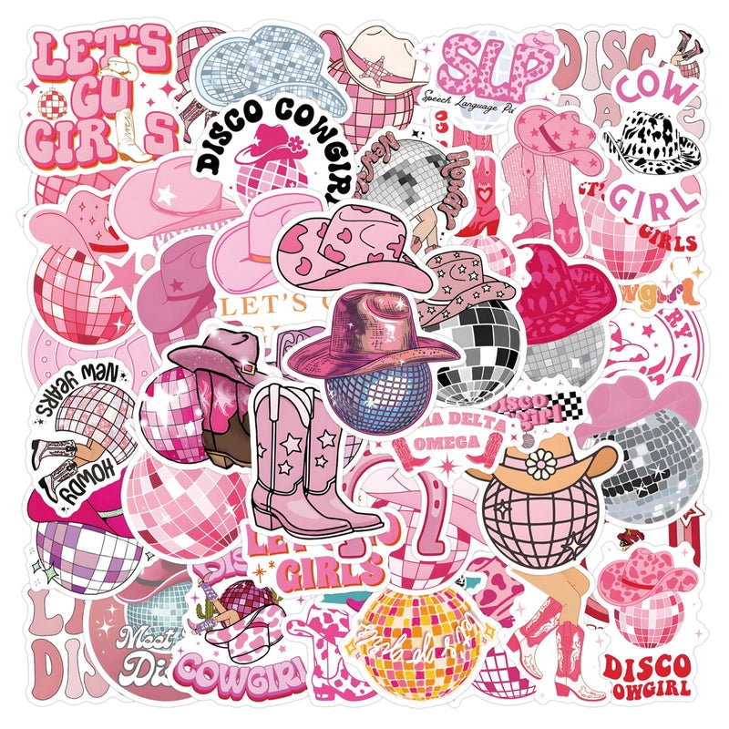 1 Set Cartoon Learning PVC Self-adhesive Cute Stickers