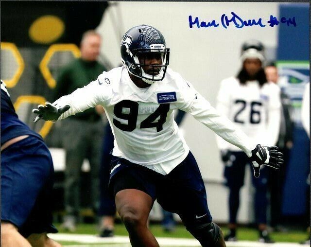 Malik McDowell 8x10 Photo Poster painting B Autographed Signed AUTO Seattle Seahawks