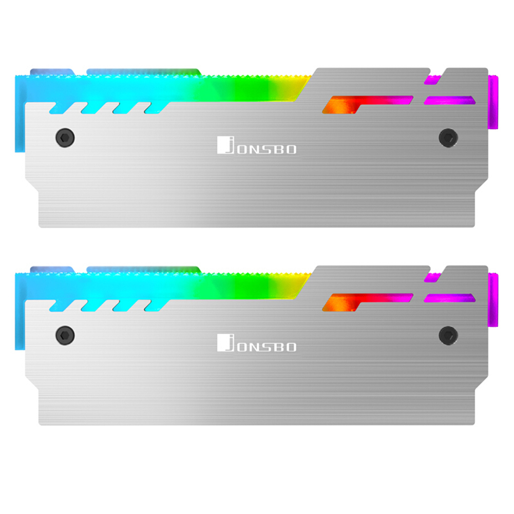 

JONSBO NC-3 2pcs RAM Heatsink Radiator A-RGB Memory Heat Dissipation Cooler, 501 Original