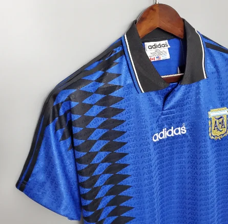 1994 Argentina Away Retro Football T-Shirt Thai Quality