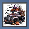 LKW 5d DIY Quadrat Vollbohrer Diamond Painting Kit Haus Wanddekoration 45x45cm