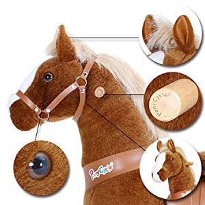 PonyCycle Brown Horse Detail