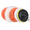 3/4/5 Inch Buffing Waxing Clean Polish Wool Buffer Drill Wheel Polisher Reusable