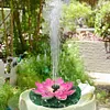 Lotus Shape Pond Decoration 2.5W Solar Powered Fountain Pump Bird Bath Fountains