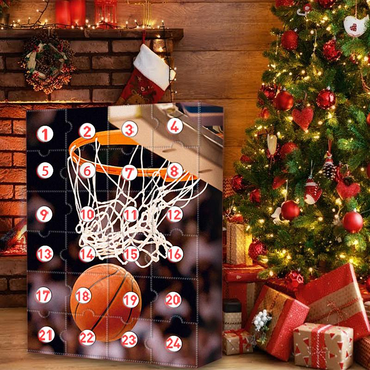 Christmas Basketball Fan Advent Calendar
