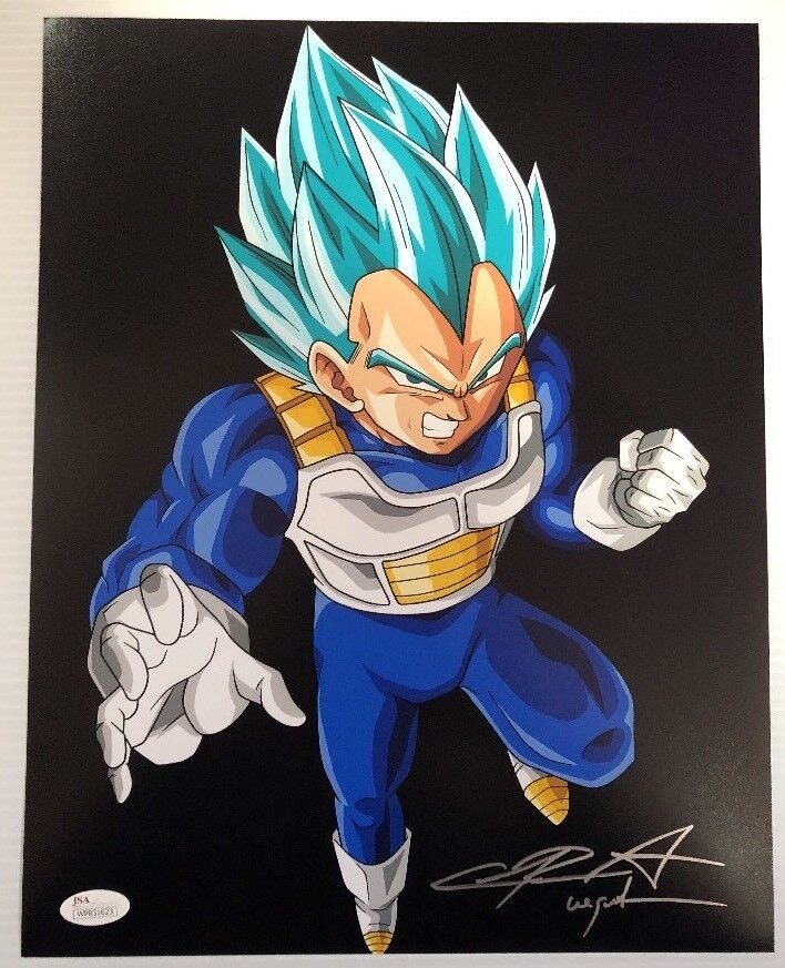 Chris Sabat Signed Autographed 11x14 Photo Poster painting Dragon Ball Z Vegeta JSA COA 22