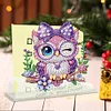 Acrylic Owl DIY Diamond Painting Napkin Rack Decor for Home Office Decor
