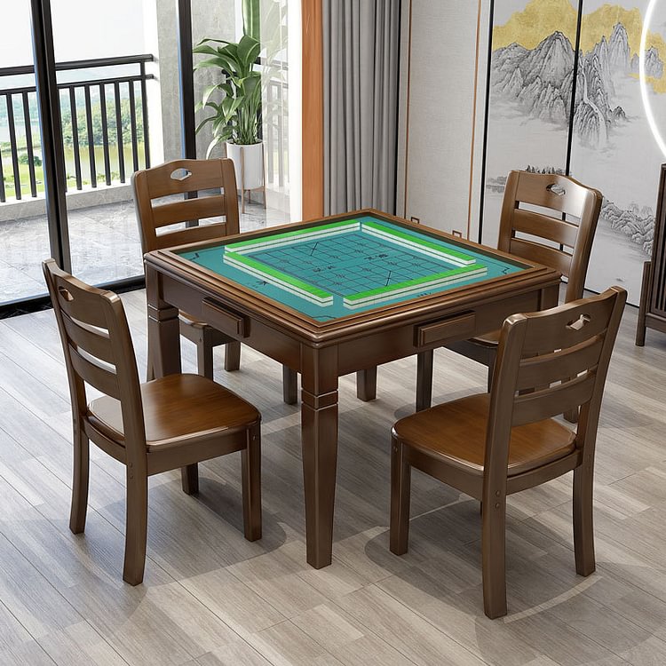 solid wood mahjong table