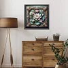 (US Only)Paint By Numbers Kit On Canvas DIY Oil Art Lotus Home Wall Decor 40x40cm