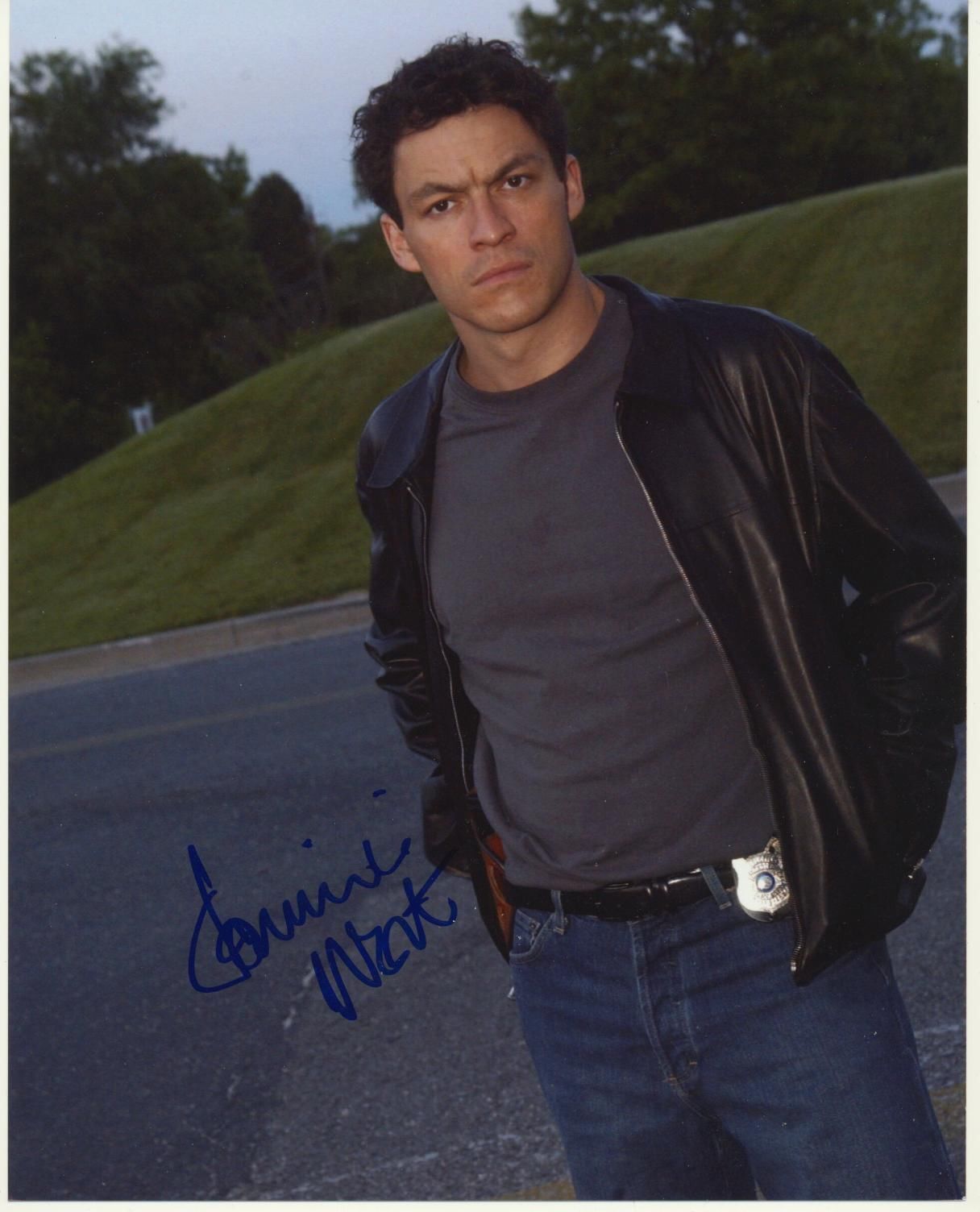 Dominic West Autograph THE WIRE Signed 10x8 Photo Poster painting AFTAL [2302]