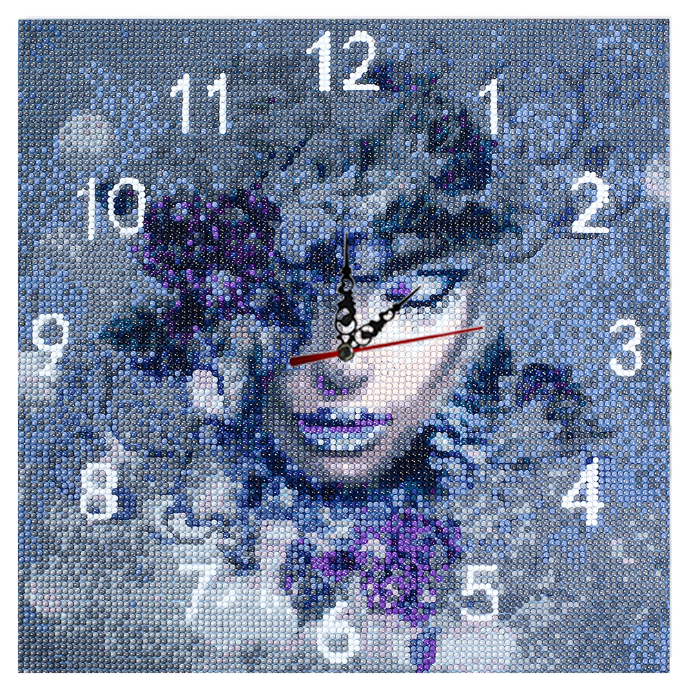 

Fashion Girl - 5D DIY Craft Clock - 35*35CM, 501 Original
