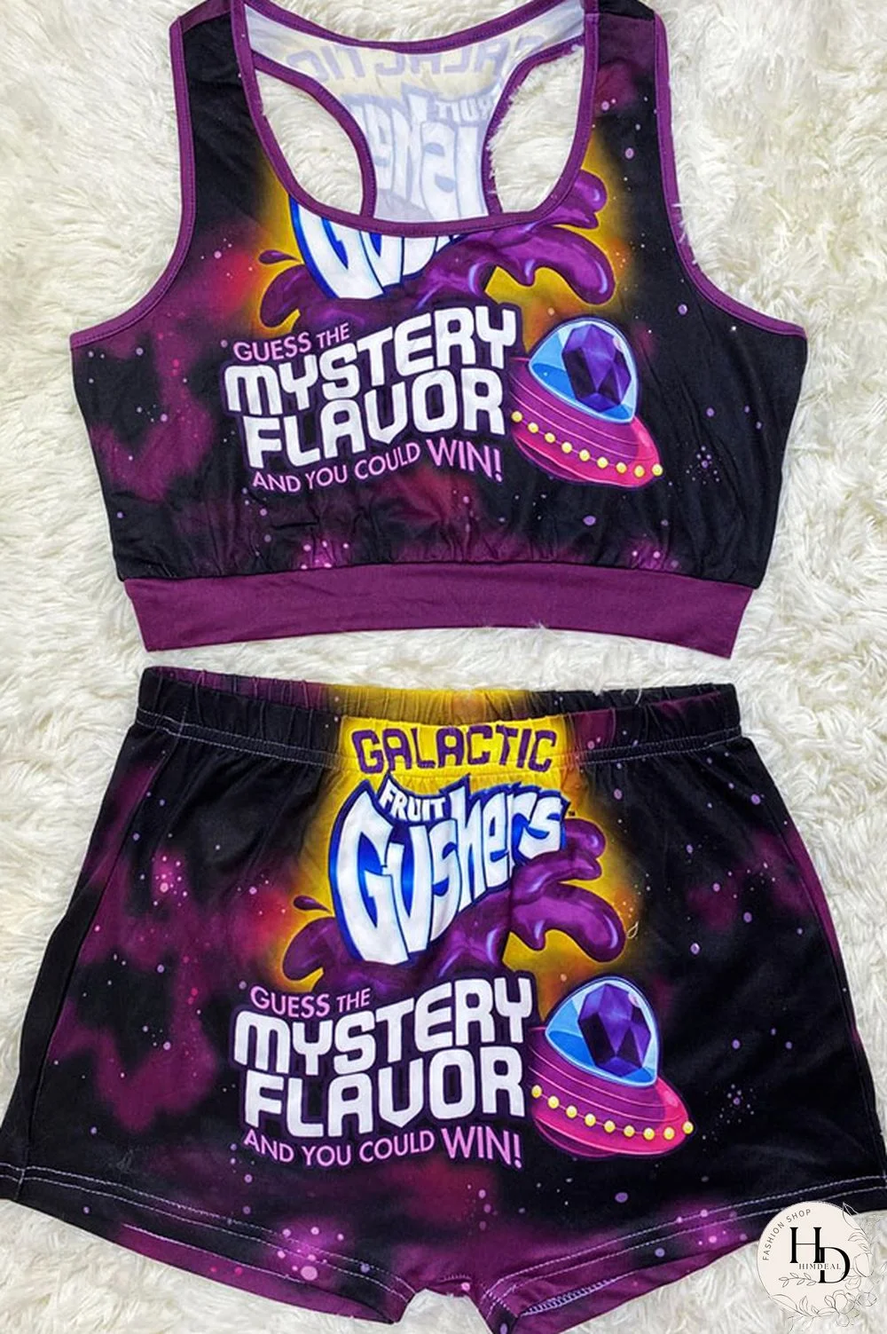 Pink Sexy Europe and America Print Solid Straight Sleeveless Two Pieces