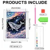 Diamond Painting-DIY Special Shaped Drill Pearl Painting Whale(30x40cm)