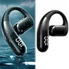Bluetooth-compatible 6.0 Business Ear-mounted Earphones Single Ear Open Ear Earphone with LED Digital Display Noise Cancellation for Running Driving Business