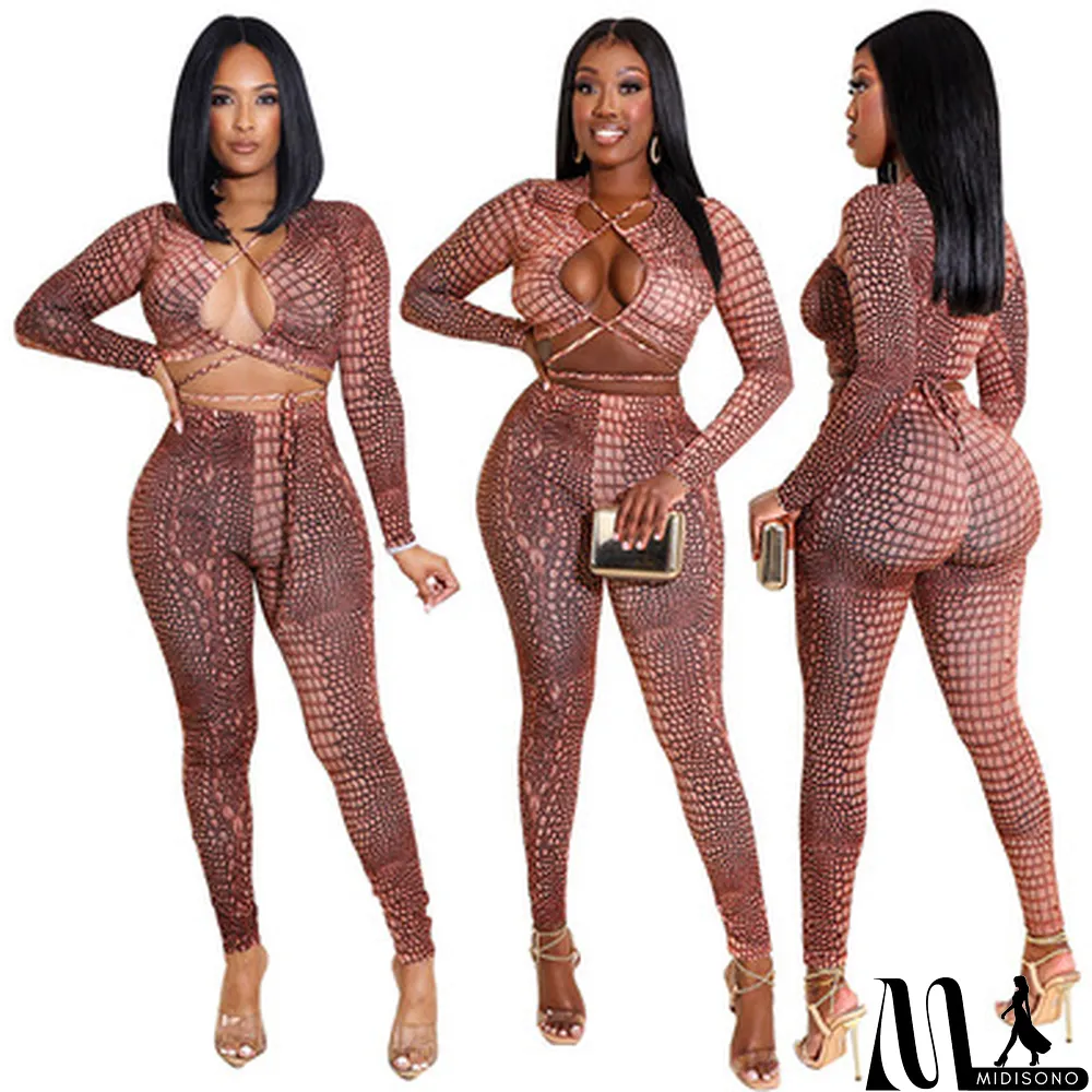 MidiSono - Autumn New Product Sexy Bag Hip Knitted Fashion Suit