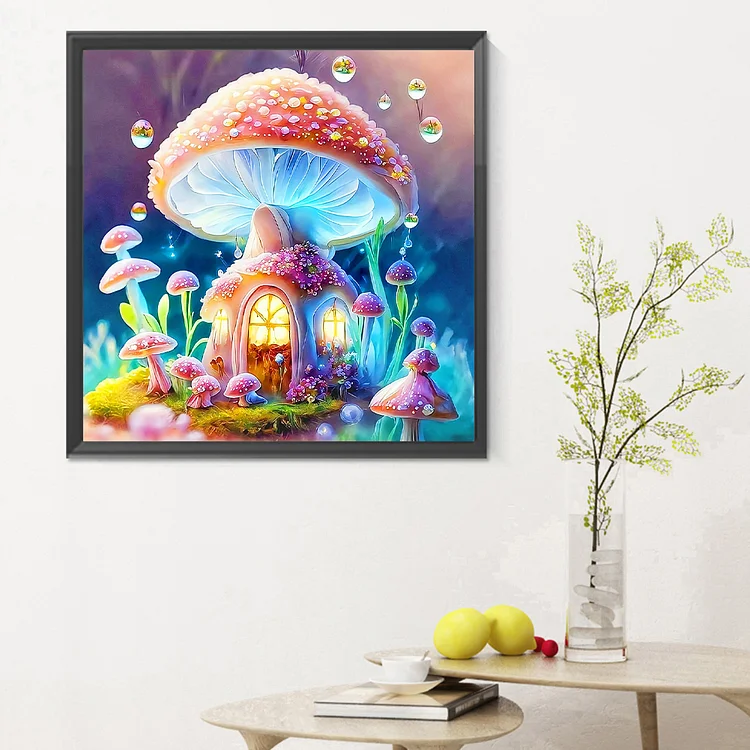 Aesthetic Mushrooms Cup Diamond Painting 